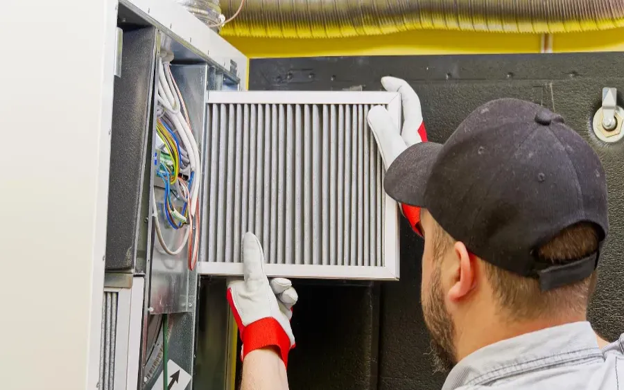 Air conditioner coil cleaning