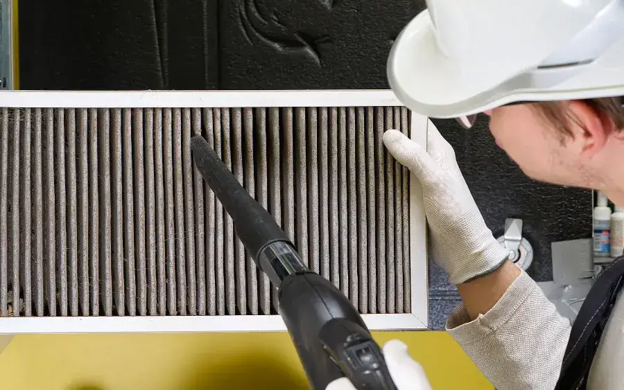 Air conditioner coil cleaning